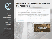 Tablet Screenshot of chicagoirishamericanbar.com